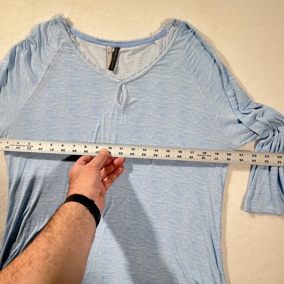 Jaclyn Intimates Sleep Shirt Woman's Large LOT OF 3 Tops Rayon Spandex Blend - Picture 8 of 13